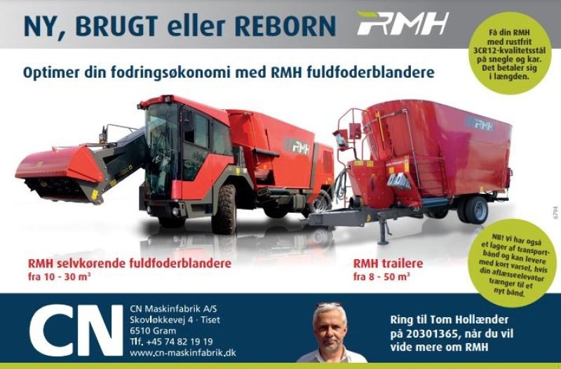 Futterverteilwagen typu RMH Mixell 35 Kontakt Tom Hollænder 20301365, Gebrauchtmaschine w Gram (Zdjęcie 5)