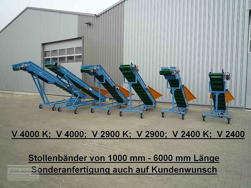 Lagertechnik typu EURO-Jabelmann Förder- Stollenbänder, NEU, Länge: 1000 - 6000 mm, eigene Herstellung (Made in Germany), Neumaschine w Itterbeck (Zdjęcie 1)